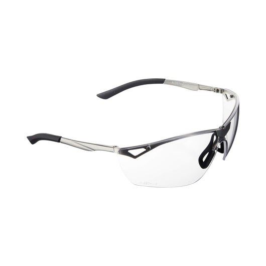 Allen Company Trigger Metal Frame Shooting Safety Glasses - Clear Lenses
