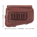 Allen Westcliff Leather Buttstock Cartridge Carrier with Cheek Piece - Brown