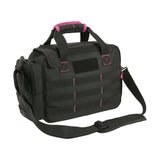 Allen Company Dolores Women's Compact Shooting Range Bag 13" x 4.5" -Black/Pink
