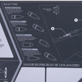 Allen Company Krome™ Rifle & Shotgun Cleaning Mat 46" L x 16" W - Black/Gray