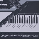 Allen Company Krome™ Rifle & Shotgun Cleaning Mat 46" L x 16" W - Black/Gray