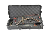 SKB Ultimate Watertight Double Bow Rifle Case Compound Black Hard Foam Wheels
