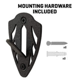 Allen Company EZ Mount Skull Peg Hook - Black