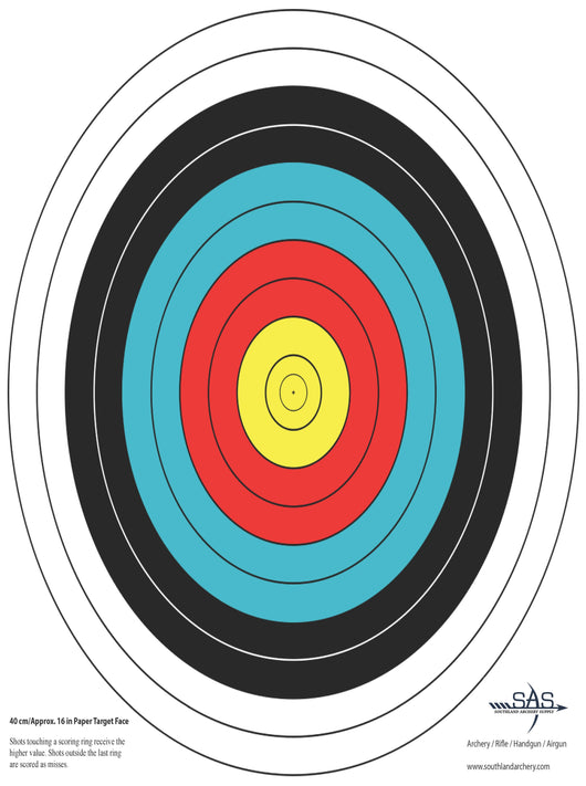 SAS Paper Target Face