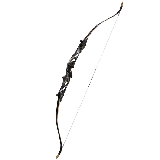 SAS Explorer Metal Riser Takedown Recurve Bow Black Limbs