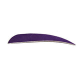 SAS 3" Parabolic RW Feathers Solid Color Arrow Fletching - 1DZ - Made In US