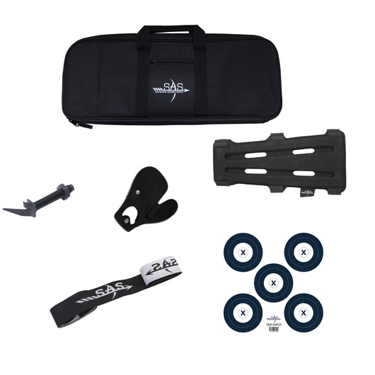 SAS Takedown Recurve Archery Bow Case w/ Accessory Package - Black/Blue/Red/Camo