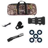 SAS Takedown Recurve Archery Bow Case w/ Accessory Package - Black/Blue/Red/Camo