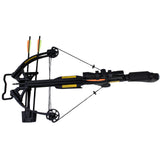 SAS Authoirity 175lbs Crossbow 4x32 Scope + Case + Carbon Arrows + Broadheads
