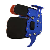 SAS Elite Aluminum Suede & Leather Finger Tab Recurve Bow Range Guard - Open Box