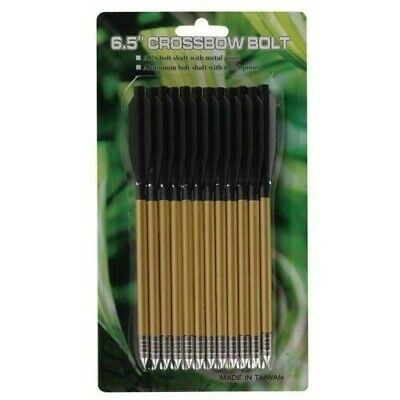 SAS Wizard 12 Aluminum Bolts For 50/ 80 lb Pistol Crossbows