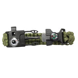 SAS Survival Paracord Bracelet with Whistle/Compass/Thermostat/Fire Starter