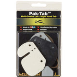 Saunders Pak Finter Tab Durable Slick LH or RH US Made Brass Fasteners - Brown