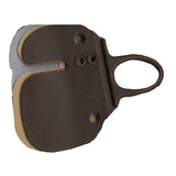 Saunders Pak Finter Tab Durable Slick LH or RH US Made Brass Fasteners - Brown