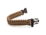 SAS Survival Paracord Bracelet 550lbs with Whistle - 2/pack