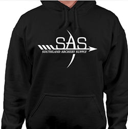 SAS Logo Fleece Hoodie Black