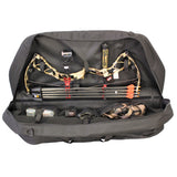 SAS Double Compound Bow Case 43" Wide Front Arrow Case Compartment Large Bag