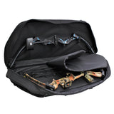 SAS Double Compound Bow Case 43" Wide Front Arrow Case Compartment Large Bag