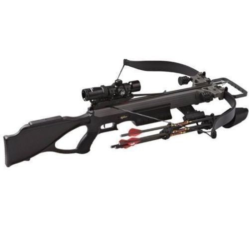Excalibur Matrix 380 Blackout Tact-Zone Lite Stuff Crossbow Package 380 FPS