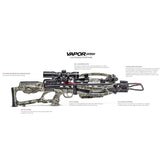 TenPoint Crossbow Vapor RS470 ACUslide Elite Package - Graphite or Veil Alpine