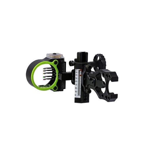 Black Gold Ascent Mountain Lite Archery Sight 5 Pin .019 LH or RH - Black