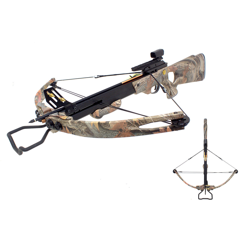 SAS Panther 150lbs Compound Crossbow 280 FPS Black w/ 4 Aluminum