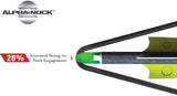TenPoint Alpha-Nock Molded Crossbow Nocks Green/Red/White/Metal - 6/Pack