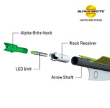 TenPoint EVO-X CenterPunch 20" Carbon Arrows .001" w/ Alpha-Brite Nocks - 3/Pack