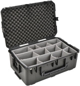 SKB iSeries 29" x 14" x 15" Waterproof Case w/ Wheels and Cubed Foam - Black