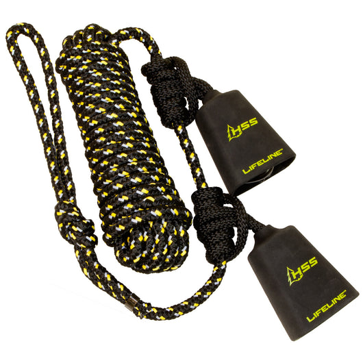 Hunter Safety System Reflective Tandem LifeLine w/ 2 Prussics & 2 Carabiners