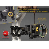 Trophy Ridge React H5 5-Pin .019 Bow Sight Left Hand Black - Open Box