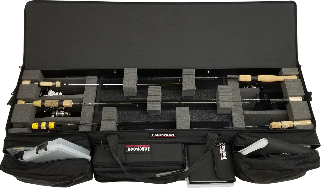 ice fishing rod case walmart Lakewood The Greenback Ice Rod Case 45” L x 12” W x 8” H