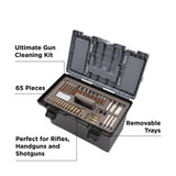 Allen Company Universal Gun Cleaning Kit & Tool Box - 65 Pieces