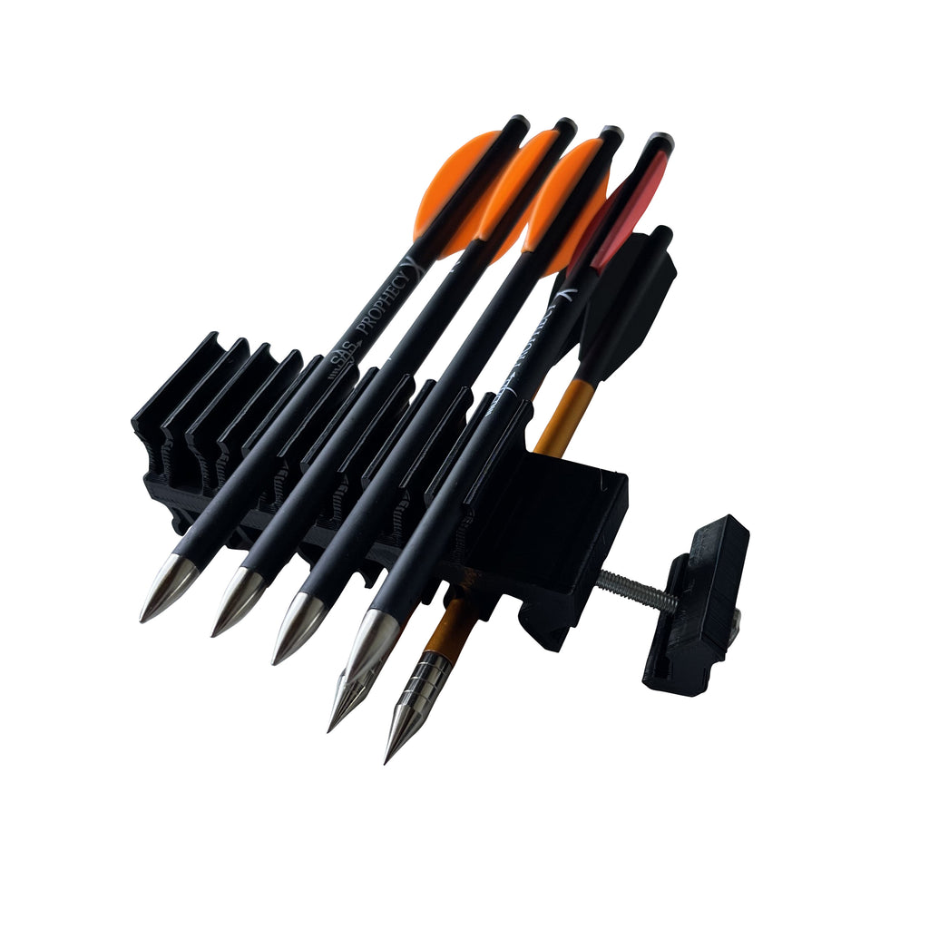 SAS Pistol Crossbow Quiver 3D Printed for 12 Bolts Holder Weaver Mount Southlandarchery