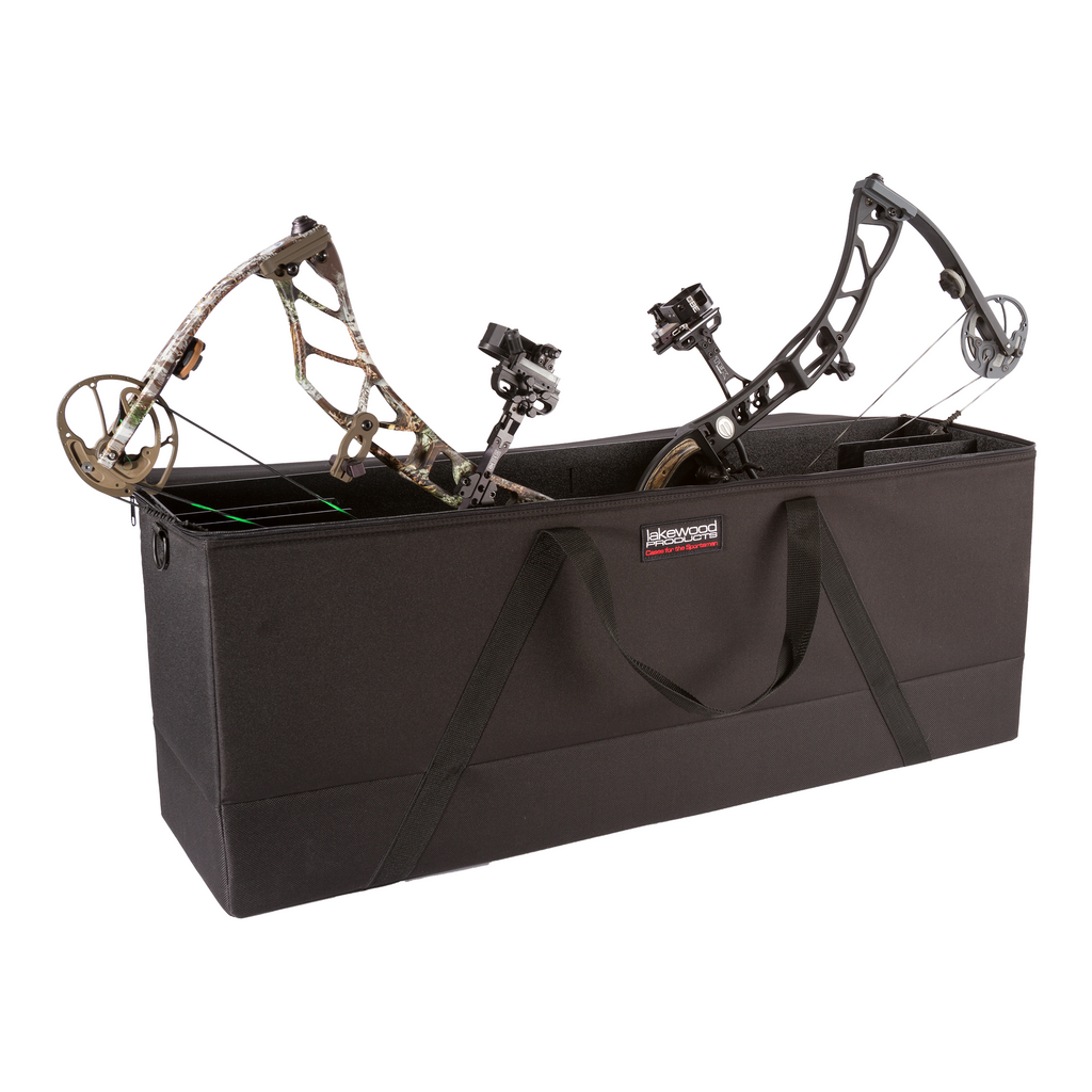 Lakewood 46" Double Bow Case Made in the USA Black Southlandarchery