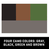 Allen Company Vanish Camo Face Paint Compact with Mirror - 4-Colors