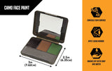 Allen Company Vanish Camo Face Paint Compact with Mirror - 4-Colors