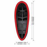 Allen Company Recoil Eraser II Slip-On Pad, Medium - Black