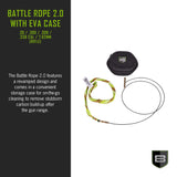 Breakthrough Clean Technologies® Rifle Battle Rope™ 2.0 w/EVA Case - Multi-Color