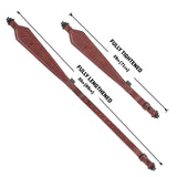 Allen Company Heritage Deer Deboss Leather Rifle Sling - Rawhide