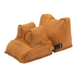 Allen Longmont Leather Filled Front & Rear Shooting Rest Combo - Light Brown