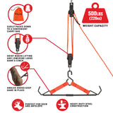 Allen Company Pack-Away Takedown Gambrel - Orange