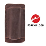 Allen Company Castle Rock Forend Leather Ammo Carrier Pouch - Brown