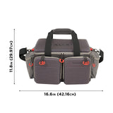 Allen Company Competitor Gun Range Bag 16.6" L x 9" W x 11.8" H - Gray