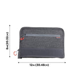 Allen Company 11" Auto-Fit 2.0 Deluxe Handgun Case - Gray/Red