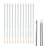 SAS Oblivion 30" Carbon Arrows for Compound Bow Recurve Bow Longbow - 12/Pack