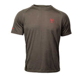 Badlands Men's Mutton Short Sleeve Shirt Merino Wool Base Layer All Season