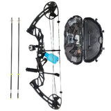 SAS Feud X 30-70 Lbs 19-31" Compound Bow Bowfishing Travel Package Hunting