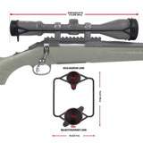 Allen Company Stretchable Scope Double Cover Large/Medium/Small - Black