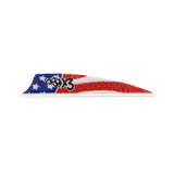 Bohning X3 Vanes 2.25" 100/Pack - American Flag, Neon Yellow or White